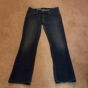 Ag Adriano Goldschmied Dark Blue Boot Cut Jeans